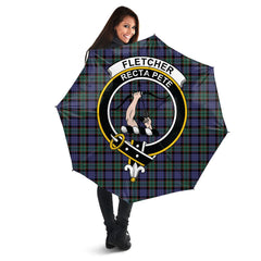 Fletcher Modern Tartan Crest Umbrella