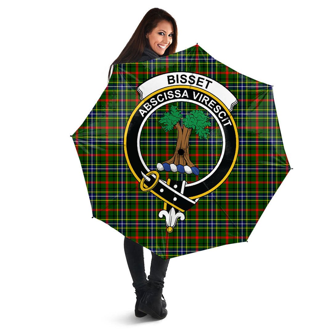 Bisset Tartan Crest Umbrella