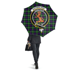 Sutherland Modern Tartan Crest Umbrella