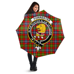 Forrester Tartan Crest Umbrella