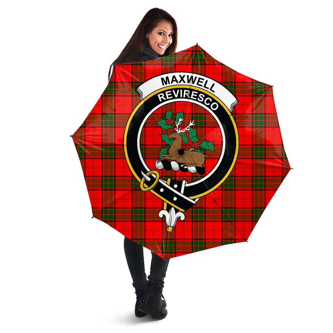 Maxwell Modern Tartan Crest Umbrella