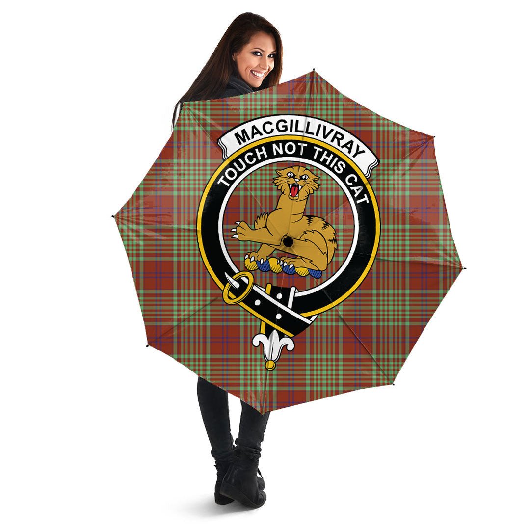 MacGillivray Hunting Ancient Tartan Crest Umbrella