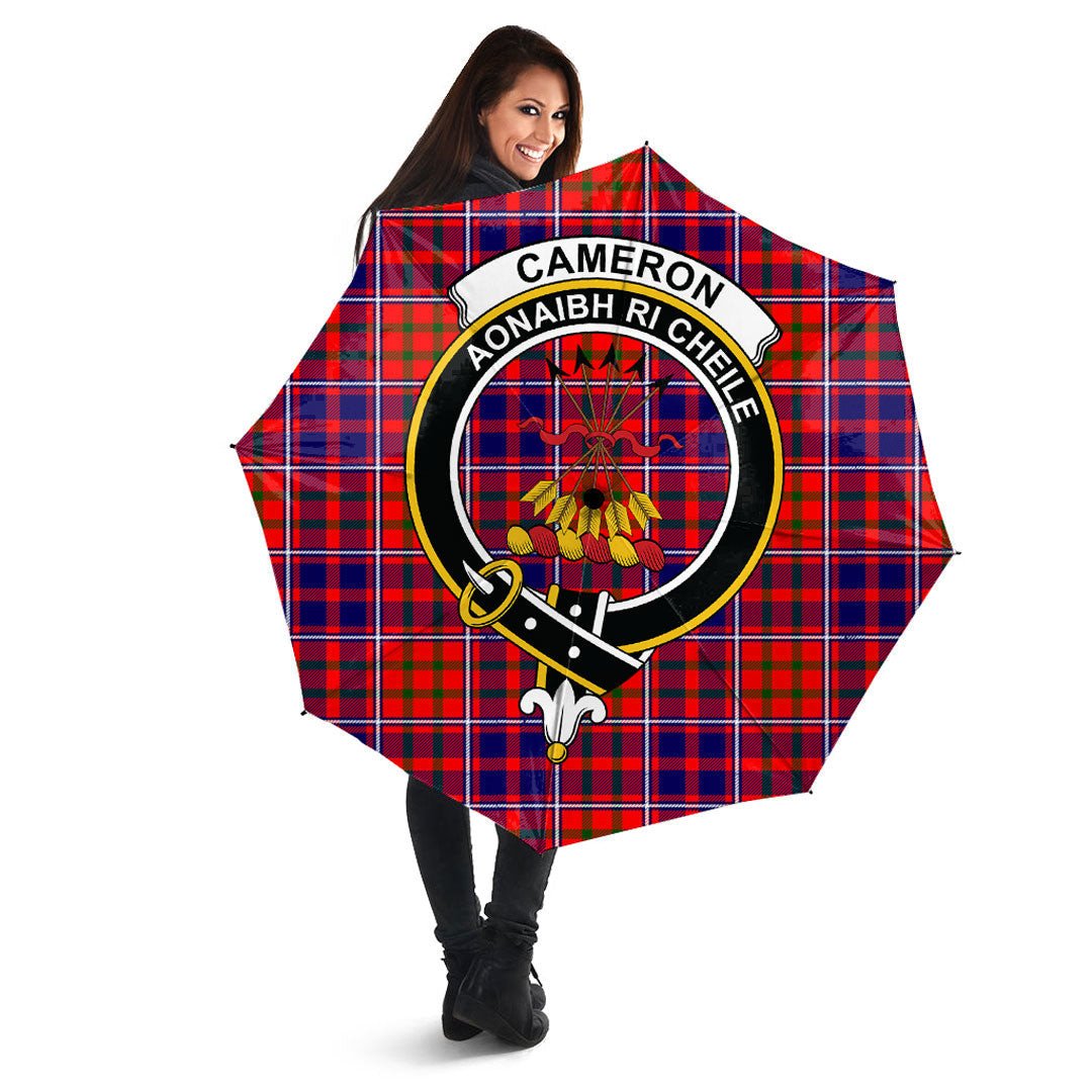 Cameron of Lochiel Modern Tartan Crest Umbrella