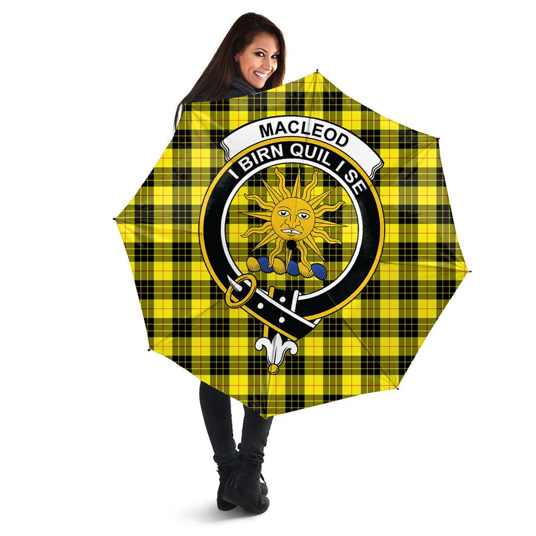 MacLeod of Lewis Modern Tartan Crest Umbrella