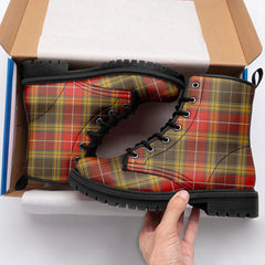 Buchanan Old Set Tartan Leather Boots