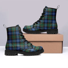 MacRae Hunting Ancient Tartan Leather Boots