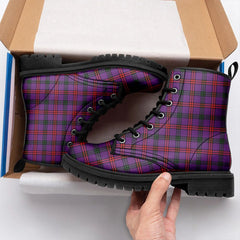 Montgomery Modern Tartan Leather Boots