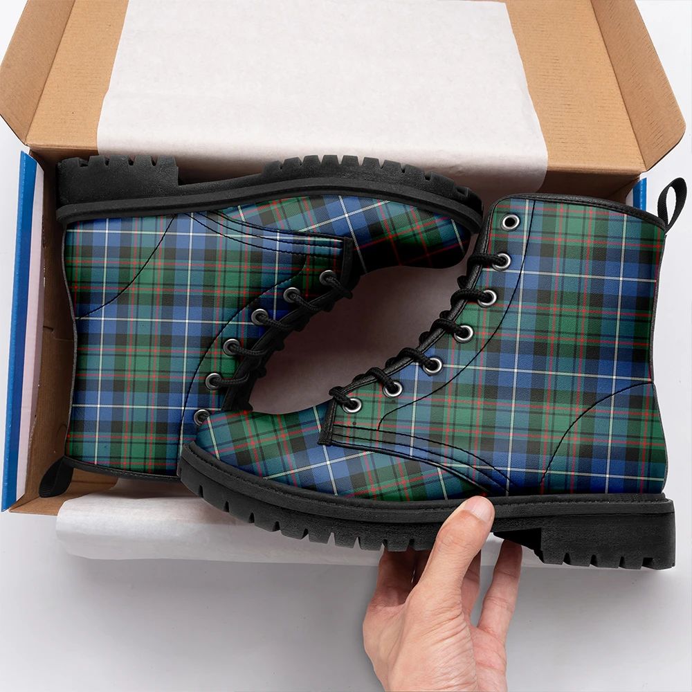 MacRae Hunting Ancient Tartan Leather Boots