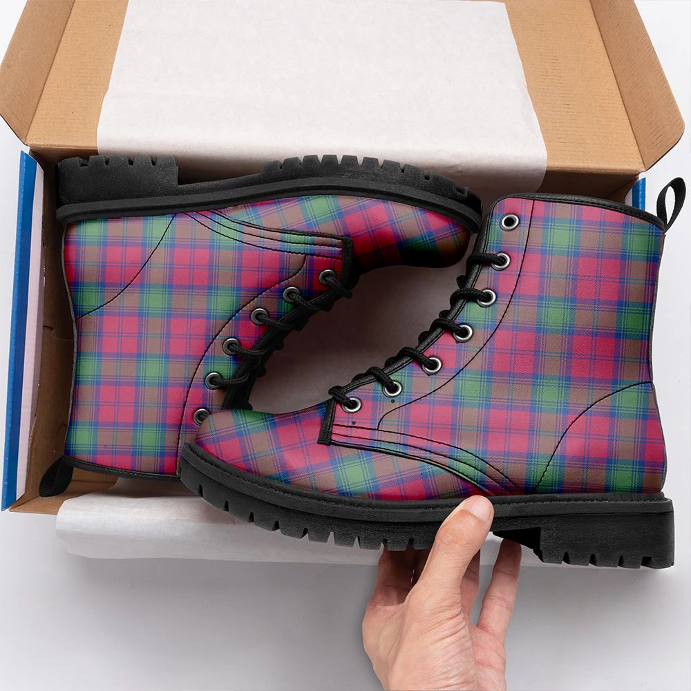 Lindsay Ancient Tartan Leather Boots