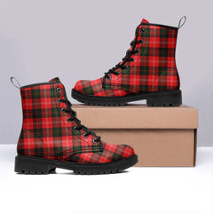 Nesbitt Modern Tartan Leather Boots