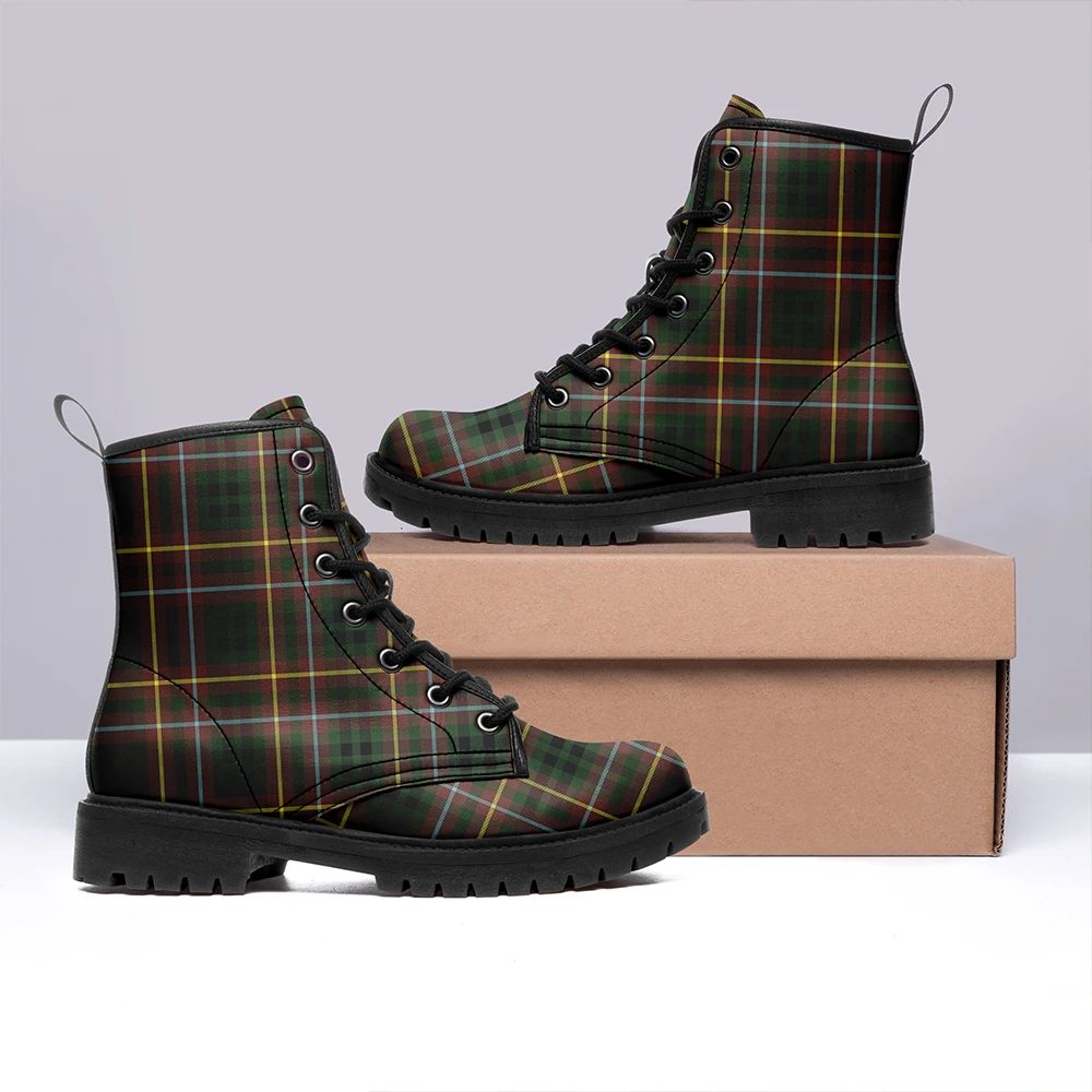 Buchanan Hunting Tartan Leather Boots