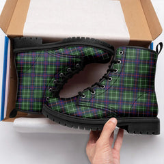 Duncan Modern Tartan Leather Boots