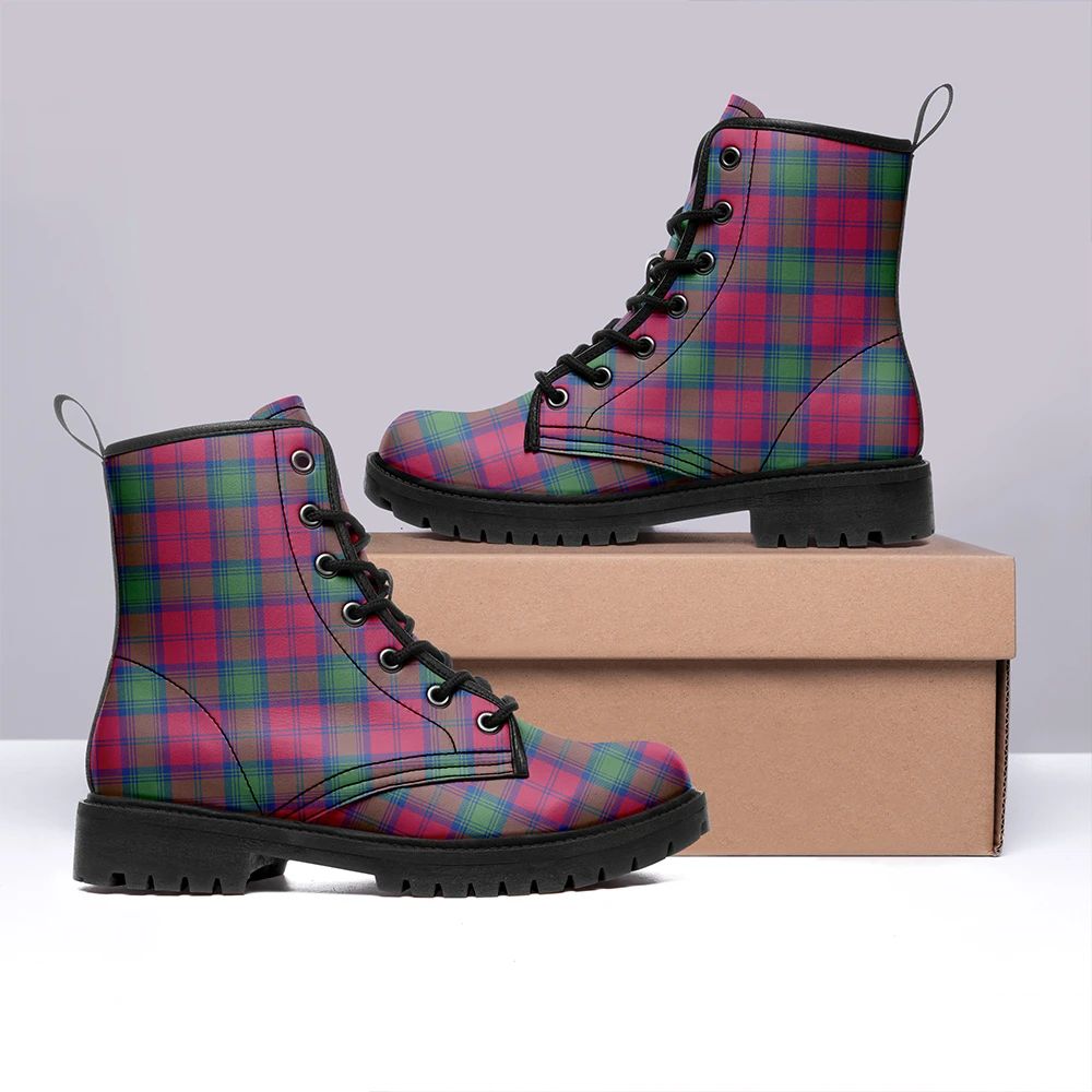 Lindsay Ancient Tartan Leather Boots