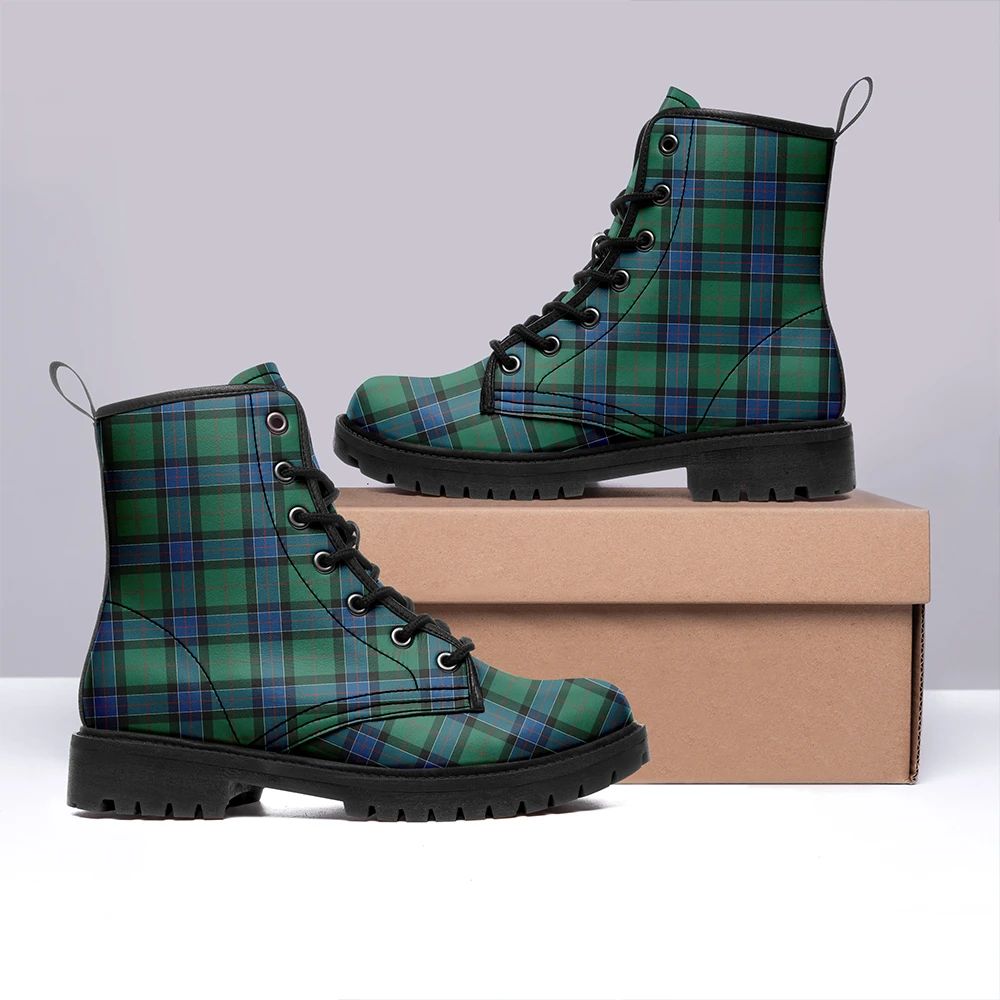 Sinclair Hunting Ancient Tartan Leather Boots