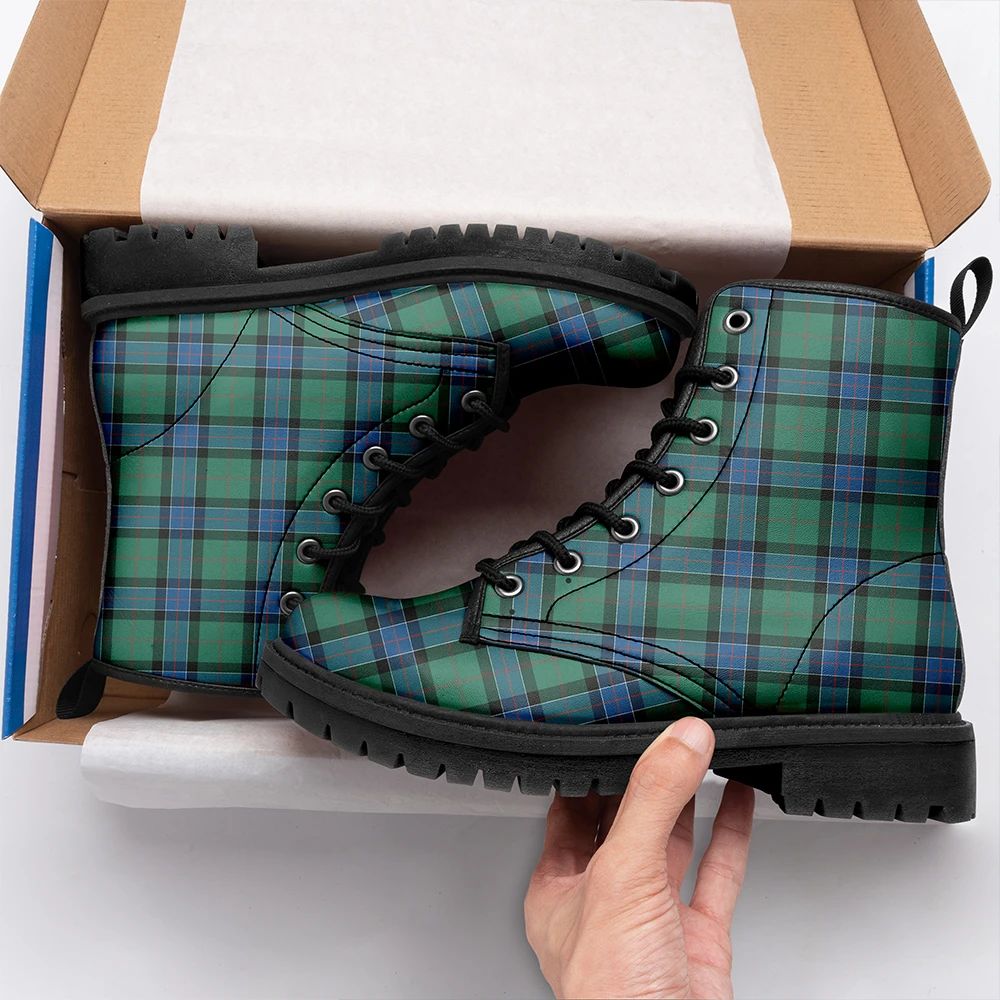 Sinclair Hunting Ancient Tartan Leather Boots