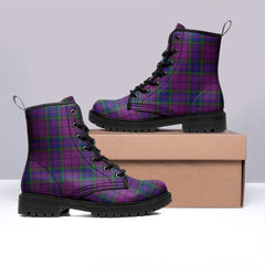 Wardlaw Modern Tartan Leather Boots