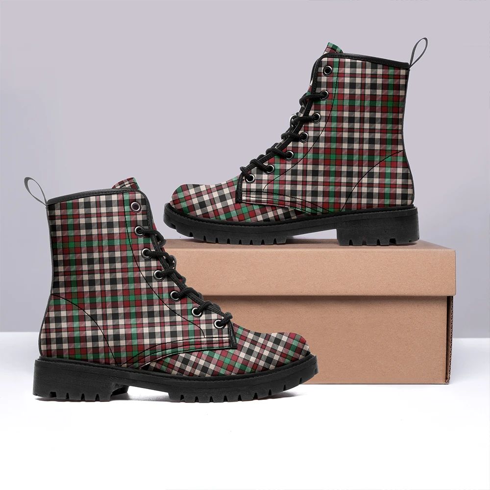 Borthwick Dress Ancient Tartan Leather Boots