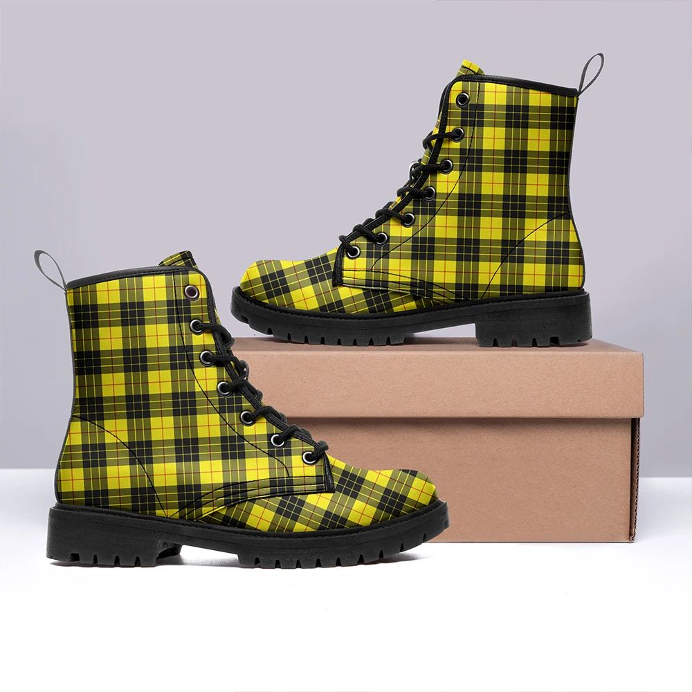 MacLeod Of Lewis Modern Tartan Leather Boots