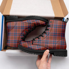 Cameron Of Lochiel Ancient Tartan Leather Boots