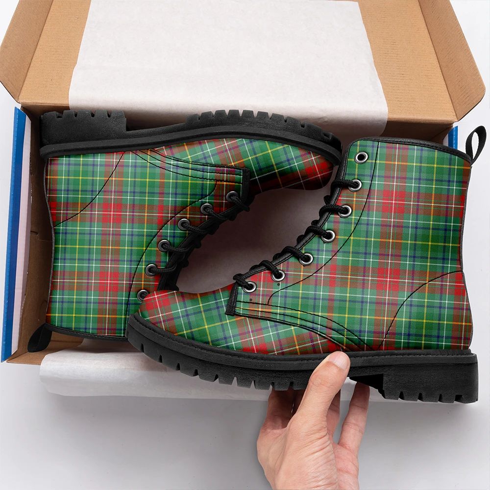 Muirhead Tartan Leather Boots