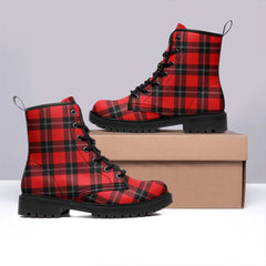 Ramsay Modern Tartan Leather Boots