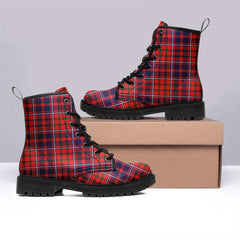 Cameron Of Lochiel Modern Tartan Leather Boots