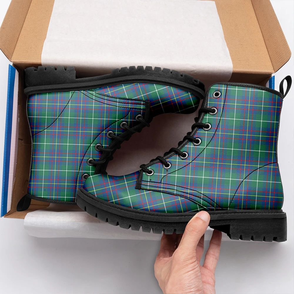 Inglis Ancient Tartan Leather Boots