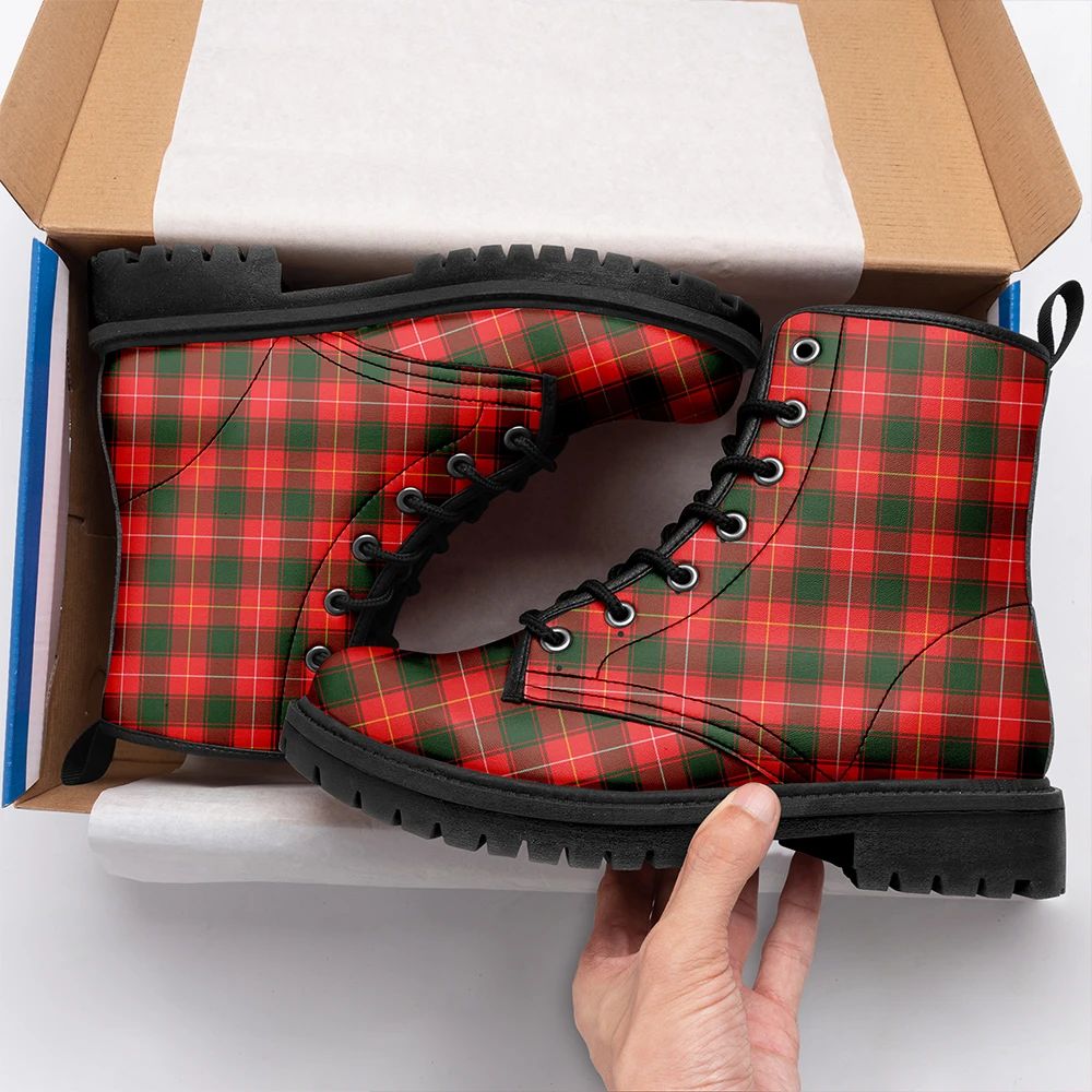 MacFie Tartan Leather Boots