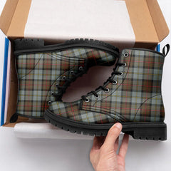 MacLeod Of Harris Weathered Tartan Leather Boots