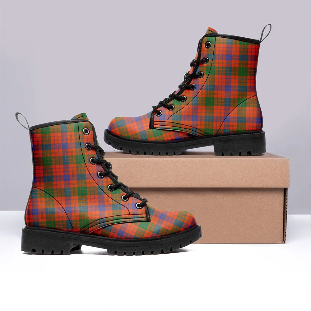 Ross Ancient Tartan Leather Boots