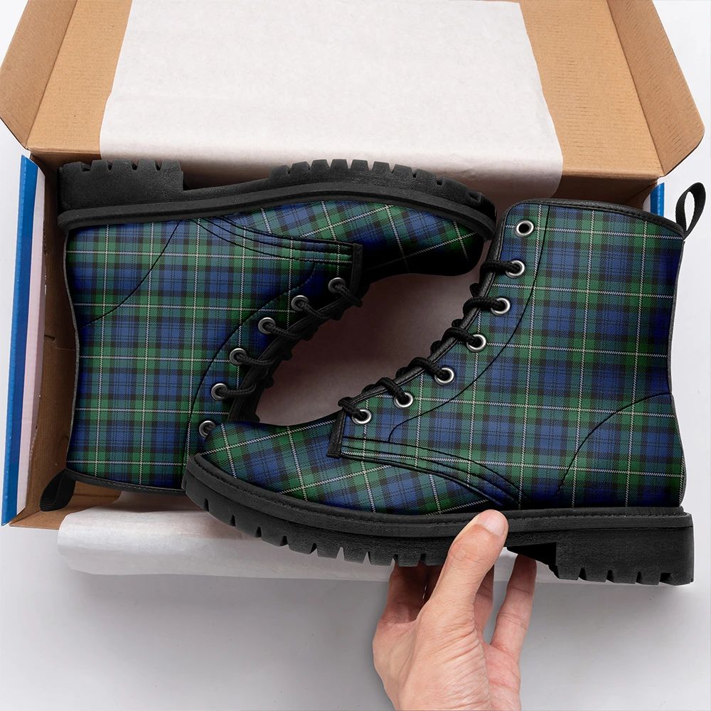 Forbes Ancient Tartan Leather Boots