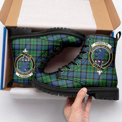 Forsyth Ancient Tartan Crest Leather Boots