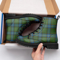 MacMillan Hunting Ancient Tartan Leather Boots