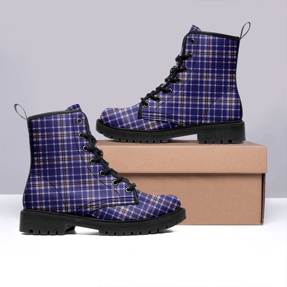 Ochterlony Tartan Leather Boots