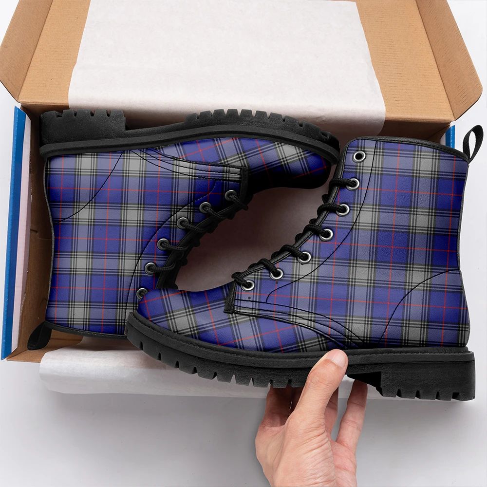 Kinnaird Tartan Leather Boots