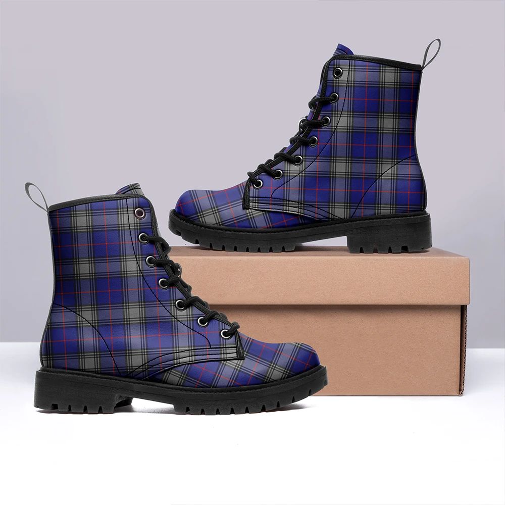 Kinnaird Tartan Leather Boots