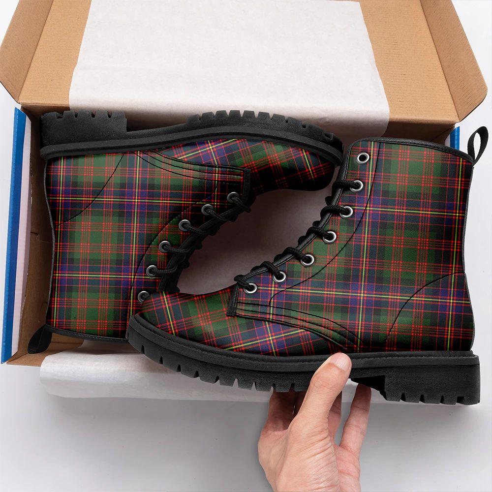 Cochrane Modern Tartan Leather Boots