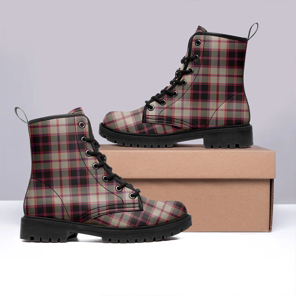 MacPherson Hunting Ancient Tartan Leather Boots