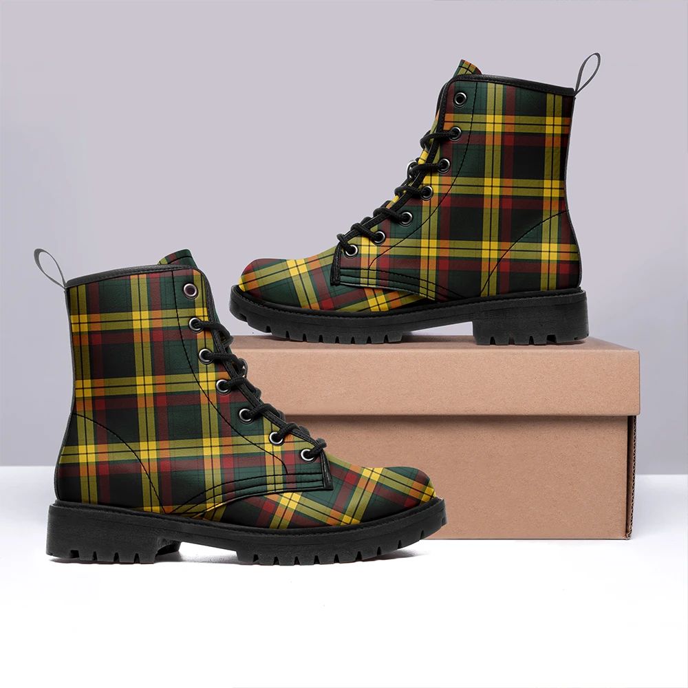 MacMillan Old Modern Tartan Leather Boots