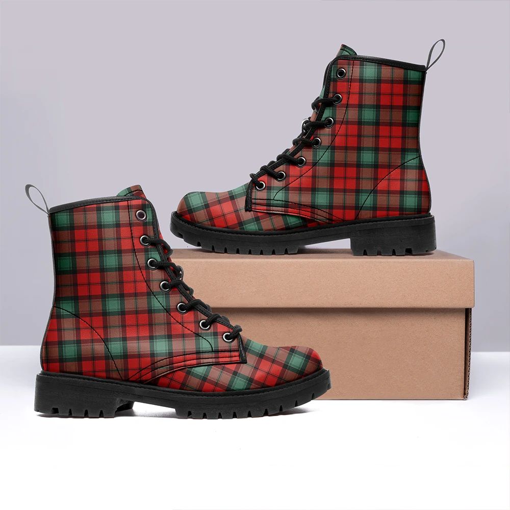 Kerr Ancient Tartan Leather Boots