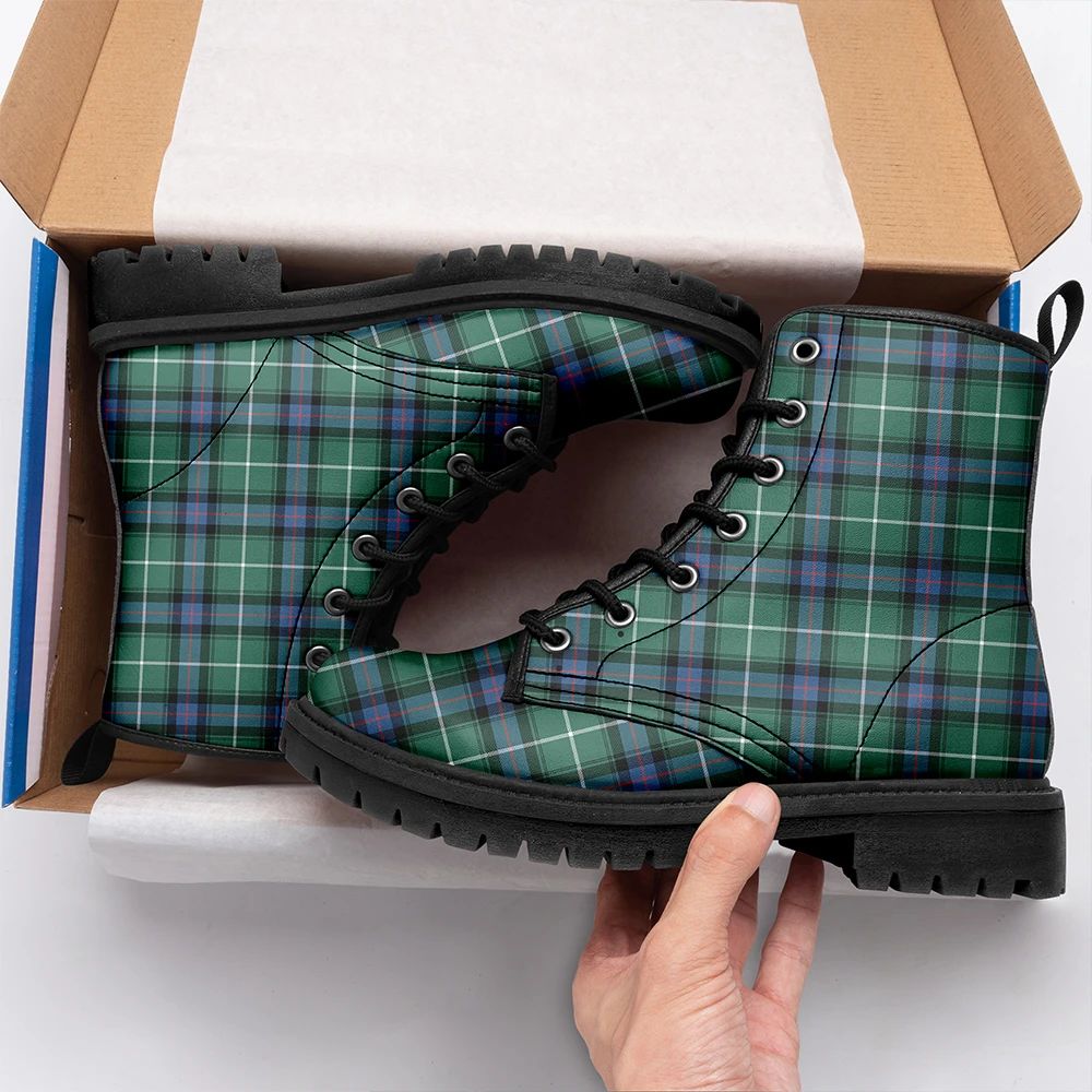 MacDonald Of The Isles Hunting Ancient Tartan Leather Boots