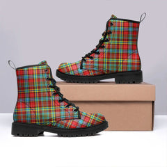 Ogilvie Tartan Leather Boots