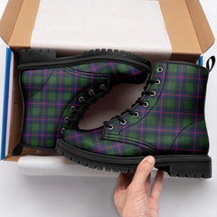 Shaw Modern Tartan Leather Boots