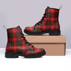 Somerville Modern Tartan Leather Boots