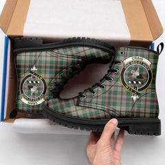 Craig Ancient Tartan Crest Leather Boots