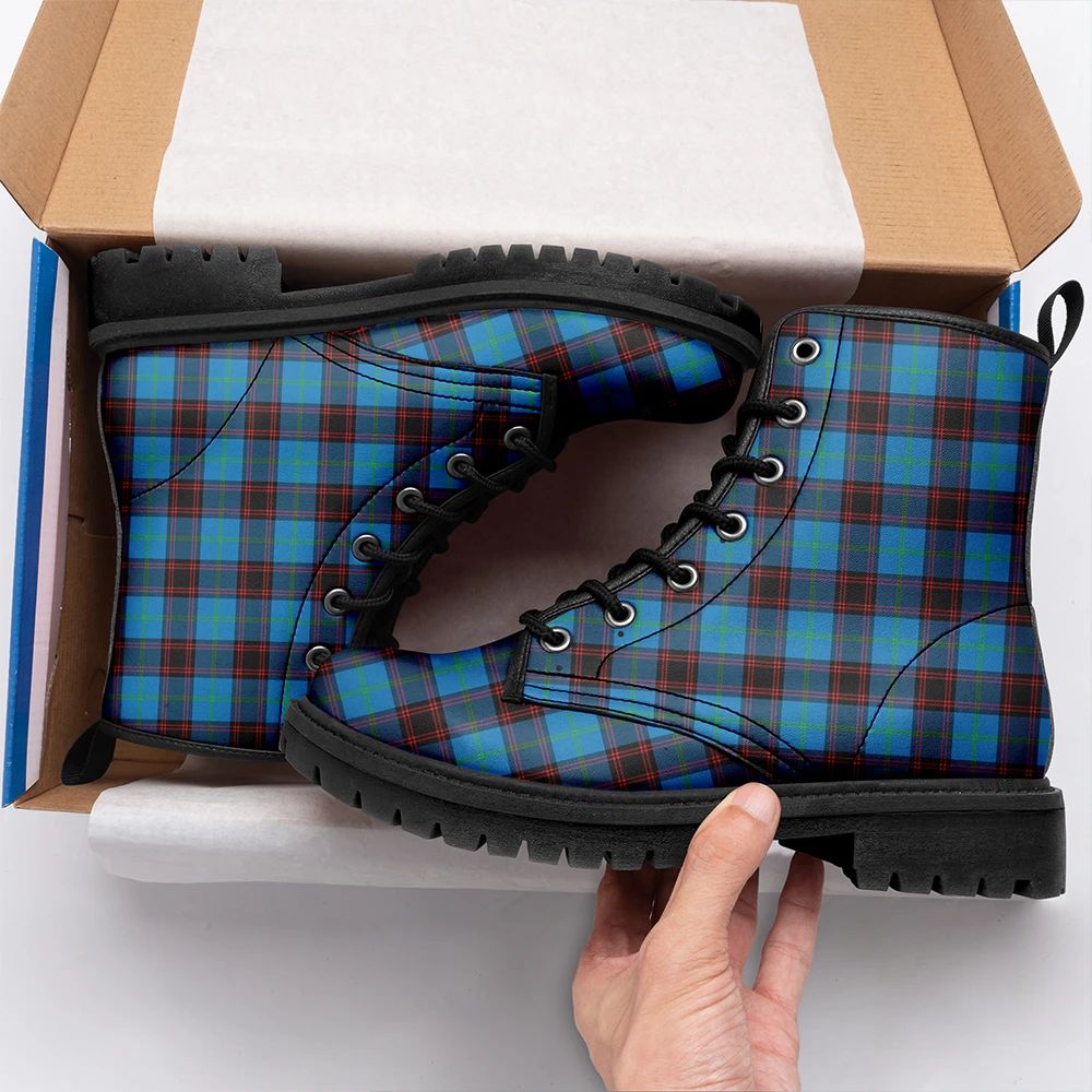 Home Ancient Tartan Leather Boots