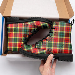 Gibbs Tartan Leather Boots