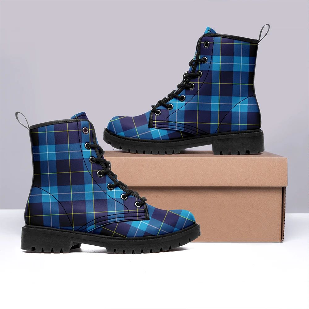 McKerrell Tartan Leather Boots