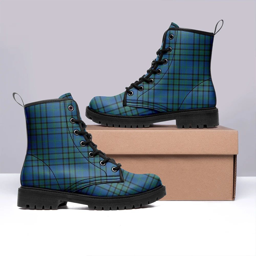 Matheson Hunting Ancient Tartan Leather Boots