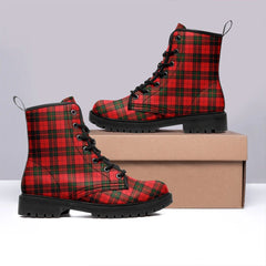 Dunbar Modern Tartan Leather Boots